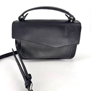 Botkier Bag Cobble Hill Saffiano Leather Black Crossbody